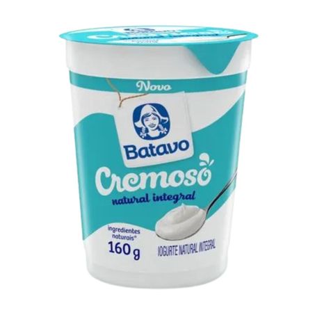 IOGURTE NATURAL INTEGRAL BATAVO 160G