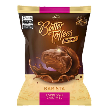 BALA ARCOR BUTTER TOFFEES CAFÉ EXPRESSO 90G