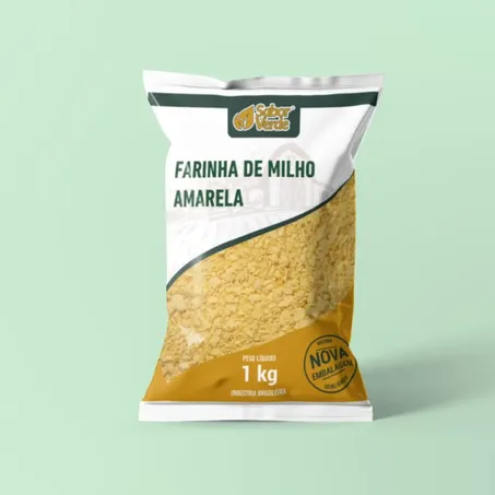 Farinha De Milho Amarela 1Kg  - Sabor Verde