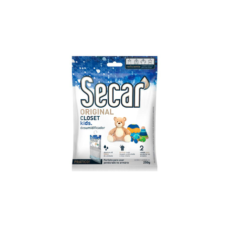 Desumidificador Secar Closet Kids Sachê 250G