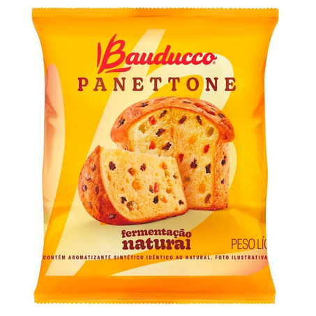Panettone bauducco 80g mini fermentação natural