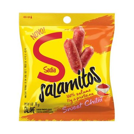 Salame snack sadia 36g sweet chilli