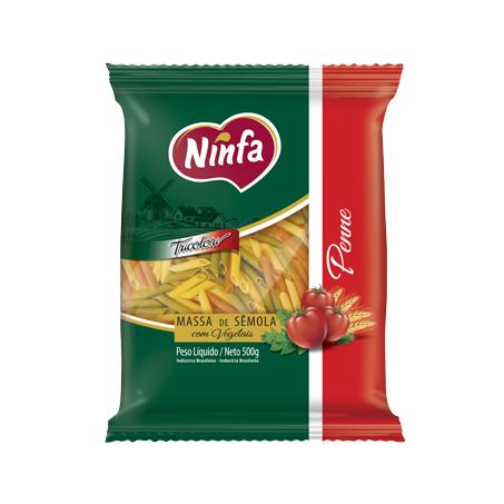 Massa pene tricolori ninfa 500 g