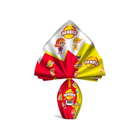 Ovo chocolate contentto 100g herois c/brinde