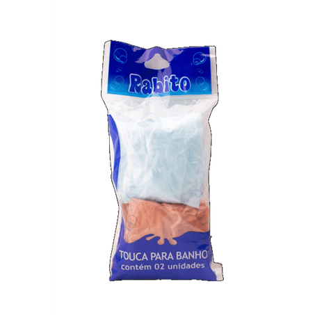 Touca p/banho rabito c/2