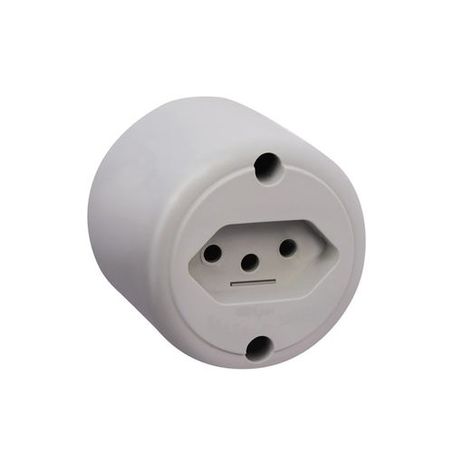 Tomada radial redonda externa 3pino 20a