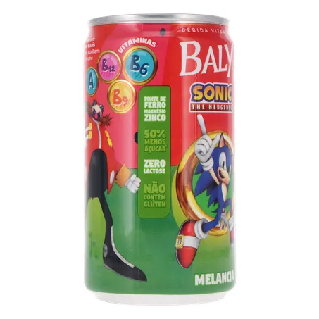 Suplemento Alimentar Líquido Melancia Zero Lactose Sonic Baly Kids Lata 220ml 360-31