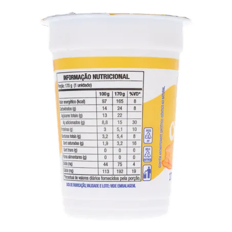 Iogurte Natural Batavo Mel 170G 360-24