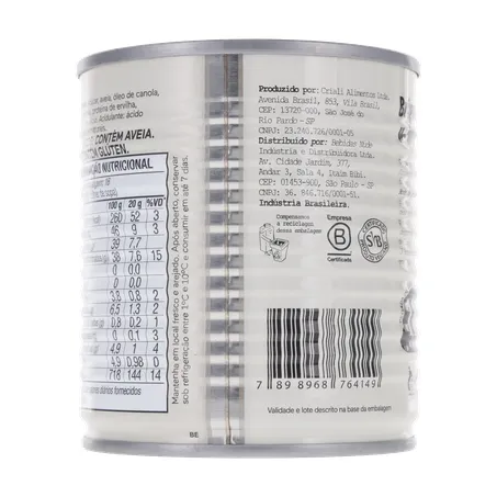 LEITE CONDENSADO DE AVEIA VEGANO NUDE 330G COM ACUCAR 360-20