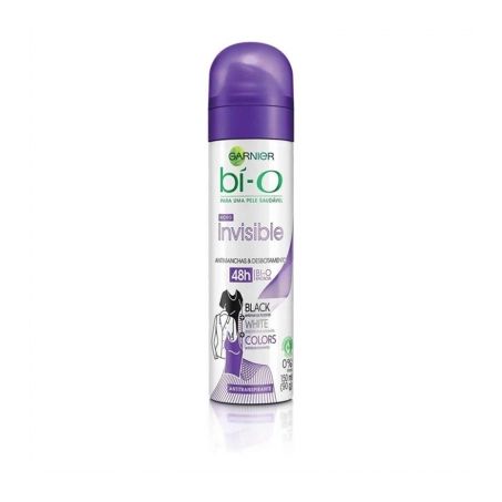 DESOD.GARNIER BI-O AER FEM INVISIBLE BLACK WHITE