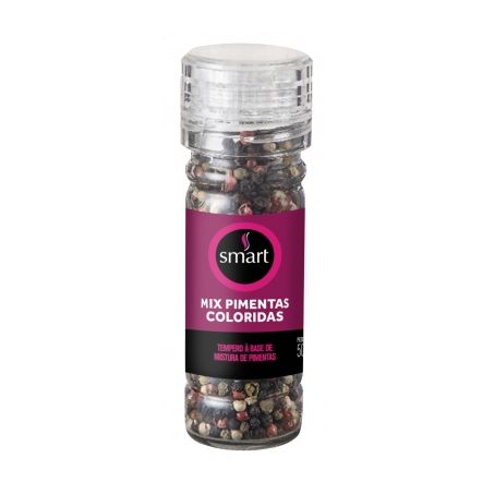 Mix Pimenta Color.Smart C/Moedor 50G Grãos