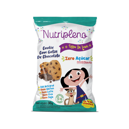 LUNA COOKIE BAUN  CHOCO S/ZERO 30G -NUTRIPLENO