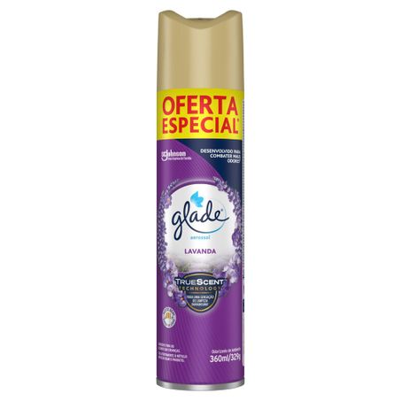 Odorizador de ambiente aerossol lavanda glade