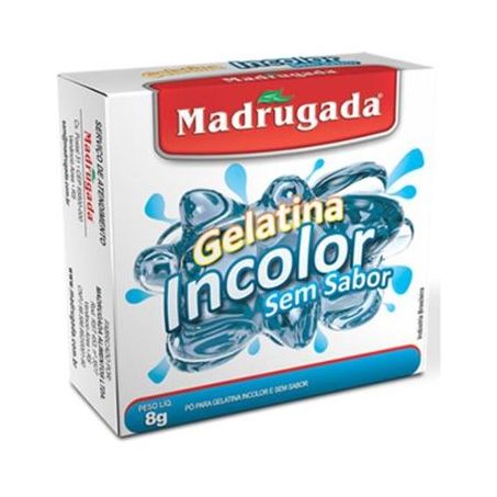GELATINA MADRUGADA S/SABOR 8G