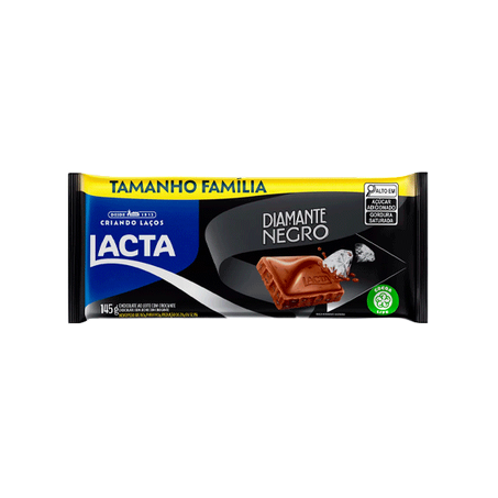 CHOCOLATE DIAMANTE NEGRO/LAKA FAMILIA LACTA 145 G 