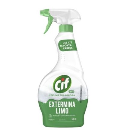 Desinfetante Extermina Limo Cif Espuma Milagrosa Frasco 500ml Borrifador
