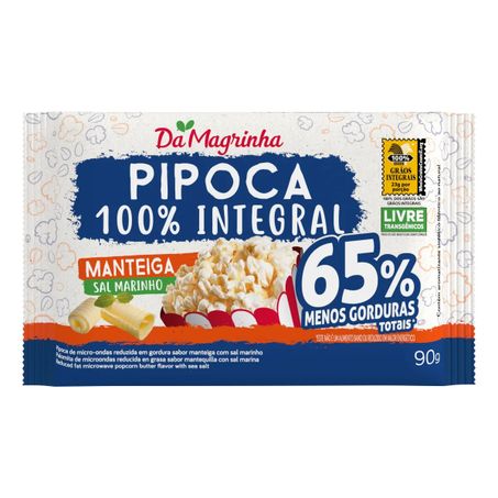 PIPOCA DE MICRO-ONDAS INTEGRAL MANTEIGA DA MAGRINHA