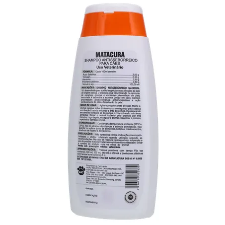 Shamp matacura antisseborreico 200ml 360-19