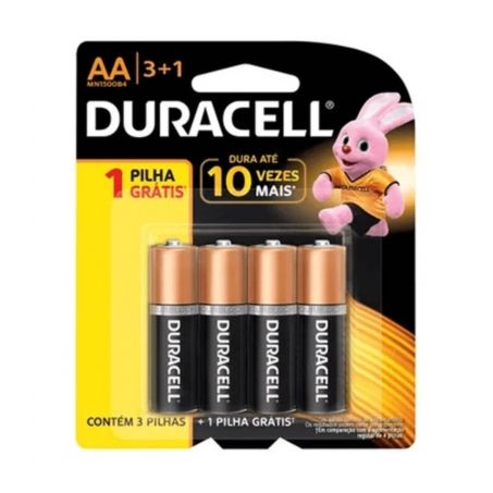Pilha Duracell Pequena AA com 2 un