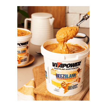 Pasta de Amendoim Vitapower Beez Branco 1,005kg 360-1