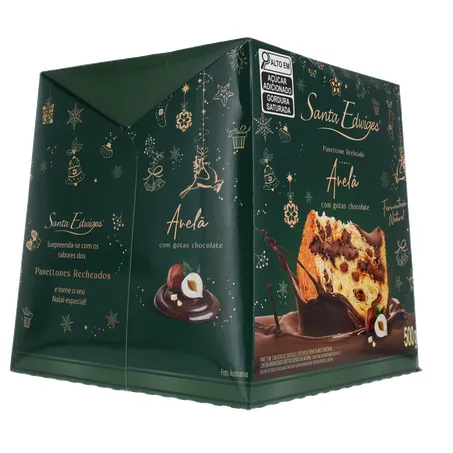 PANETONE STA EDWIGES AVELÃ GOTAS DE CHOCOLATE 500G 360-31