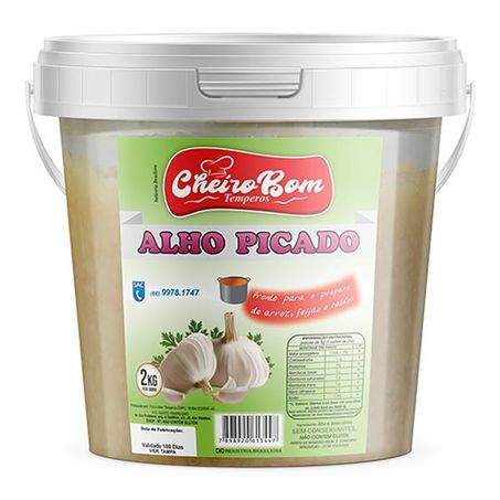 Tempero Alho Picado Cheiro Bom 2kg