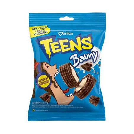Biscoito Teens Bauny 80G