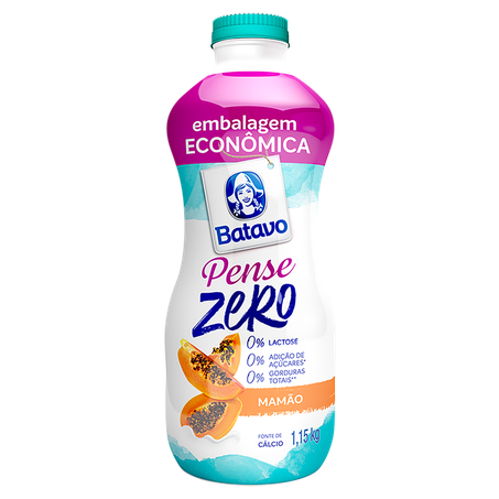 Iogurte pense zero mamão batavo 1.15kg