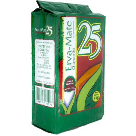 Erva mate 25 1kg a vacuo tradicional