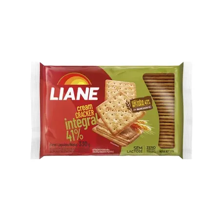 Biscoito Cracker Integral Liane 330g