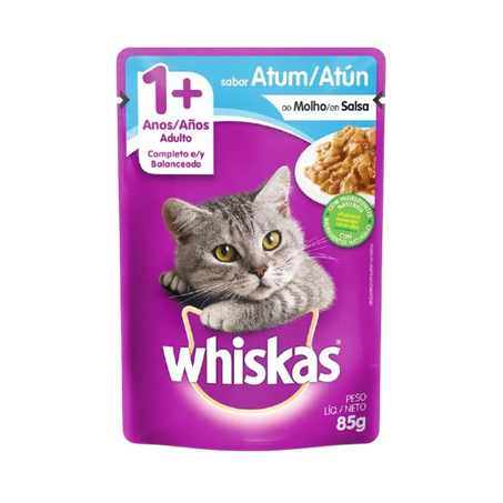 Ração whiskas atum 85g