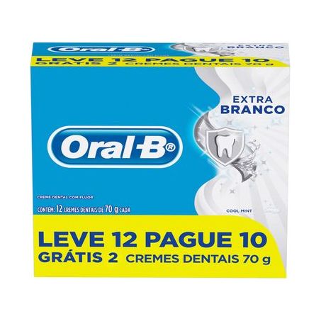 Creme Dental Oral-b Extra Branco 70G