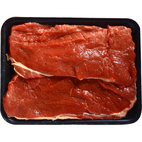 Coxão mole bovino resfriado em bife 430g bandeja