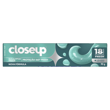 Gel Dental Closeup 90g - Fresh Action - Eucalyptus Freeze