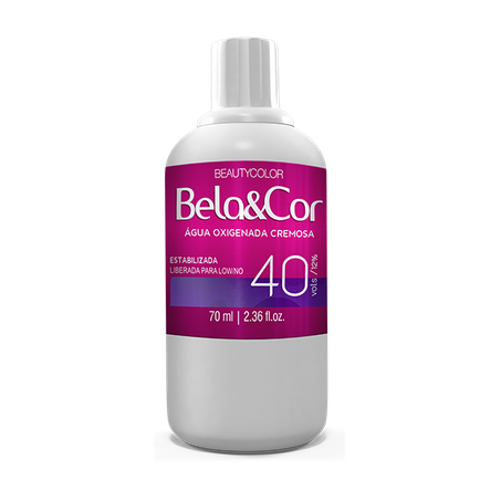 Agua oxigenada beautycolor 40 volumes 70ml