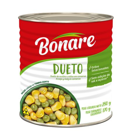Dueto Ervilha e Milho Bonare 170G