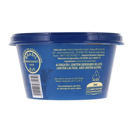 Manteiga Extra Frimesa Sem Sal 200g 
  360-13