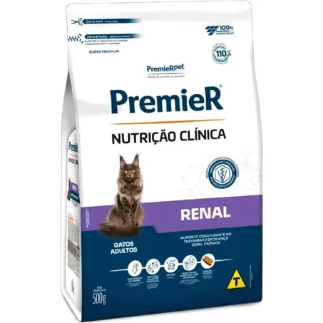 Ração Premier Nutrição Clínica Renal para Gatos 500Gr 360-1