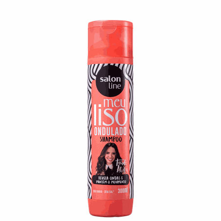 Shampoo salon line meu liso ondulado 300ml