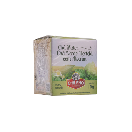 Cha chileno verde hortela alecrim 10g 360-25