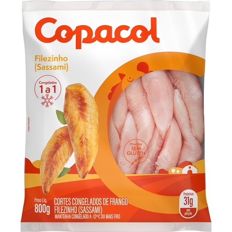 Filezinho de Sassami Copacol 800g - Congelado - Iqf | Condor