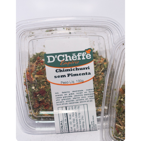 CHIMICHURRI EMPÓRIO D'CHEFFE S/PIMENTA POTE 100G