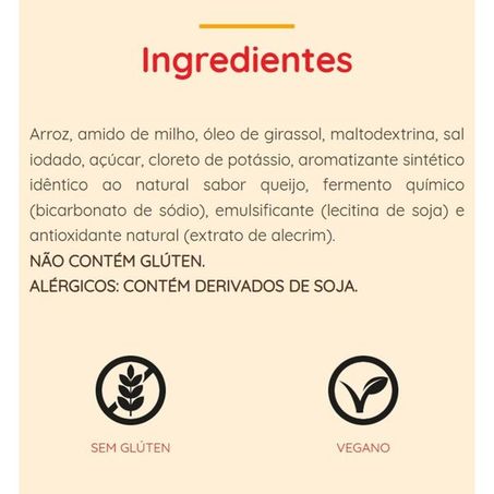 Biscoito Rice Cracker Queijo Natural Life 84g 360-1