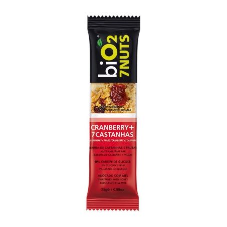Barra bio2 7nuts cranberry 25g