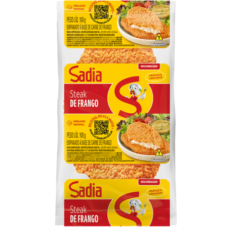Empanado steak 100g fg sadia