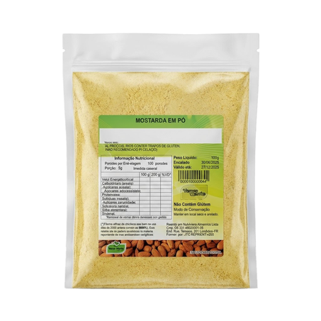 MOSTARDA EM PÓ 100G