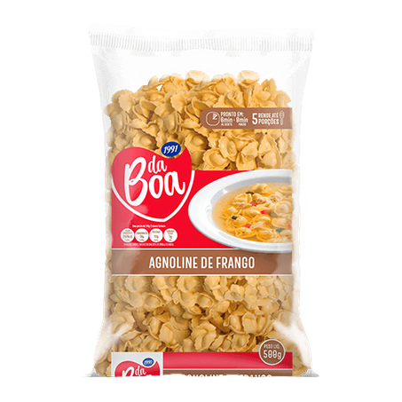 AGNOLINE DE FRANGO DA BOA PACOTE 500G