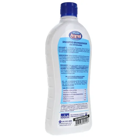 Shampoo Dr Animal 500ml Branqueador 360-15