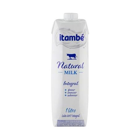 Leite Integral Longa Vida Itambé Natural Milk Caixa 1LT
