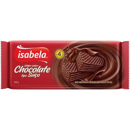 Wafer isabela chocolate suico 100g